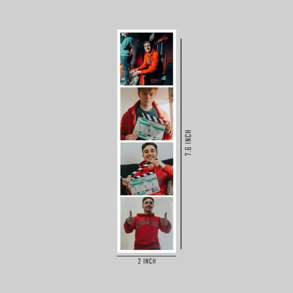 Customized Photo Booth Style Strip - White | Print Photos Online